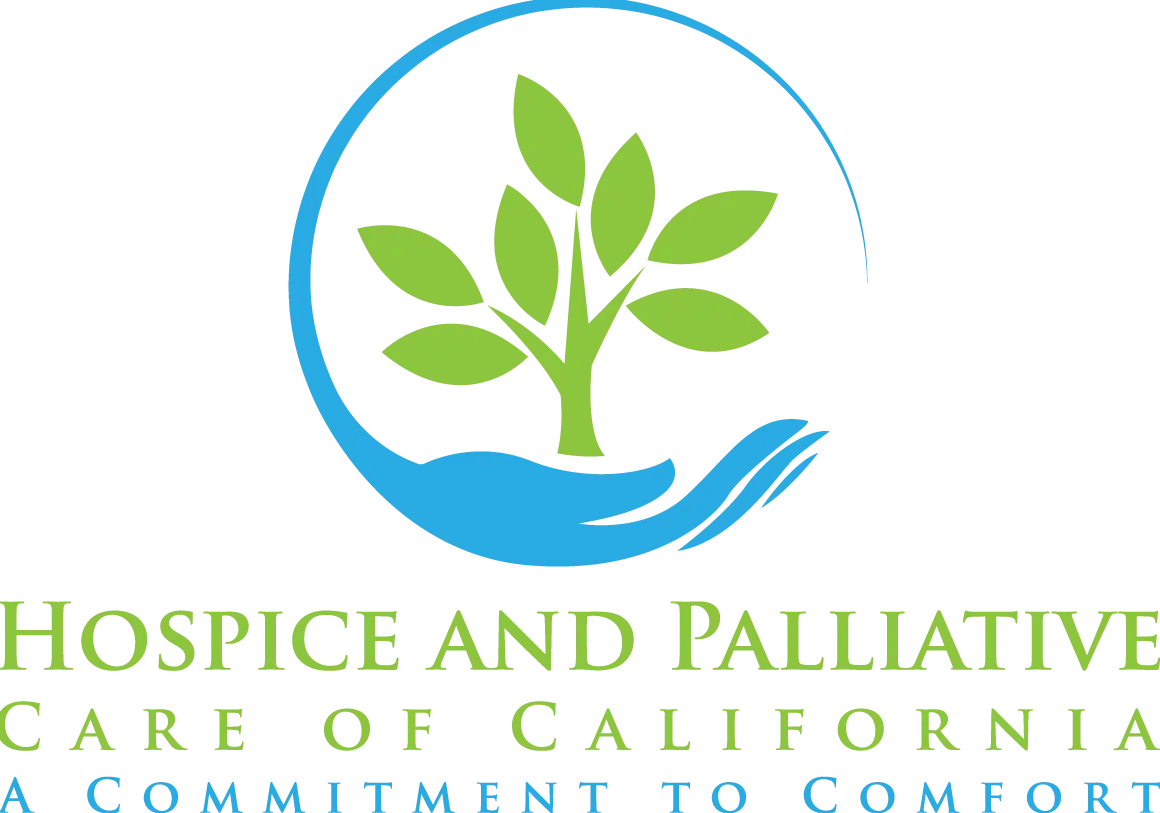 Hospice and Palliative Care of California logo symbolizing comfort, growth, and compassionate end-of-life care in Orange County